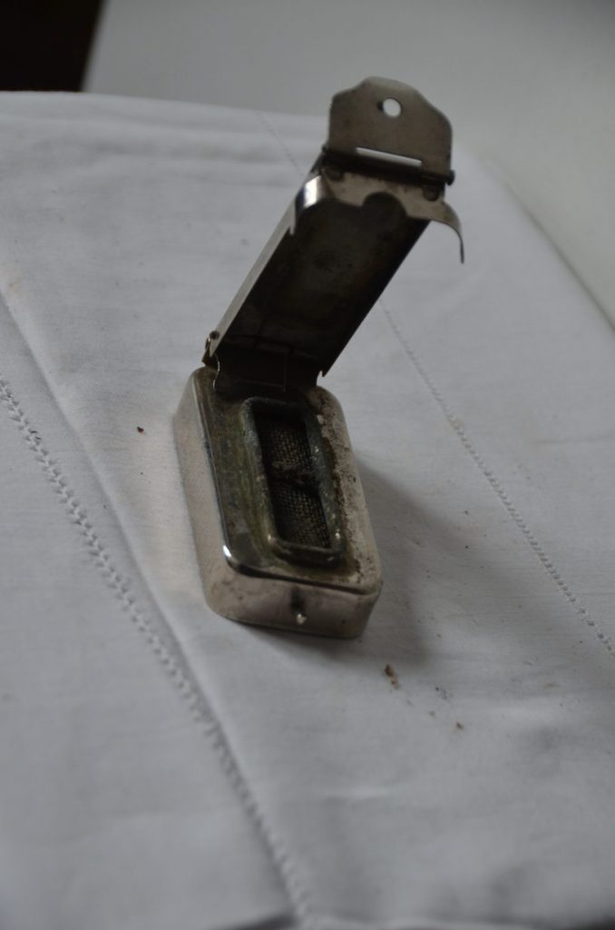 Réchaud à alcool pour chauffer la roulette