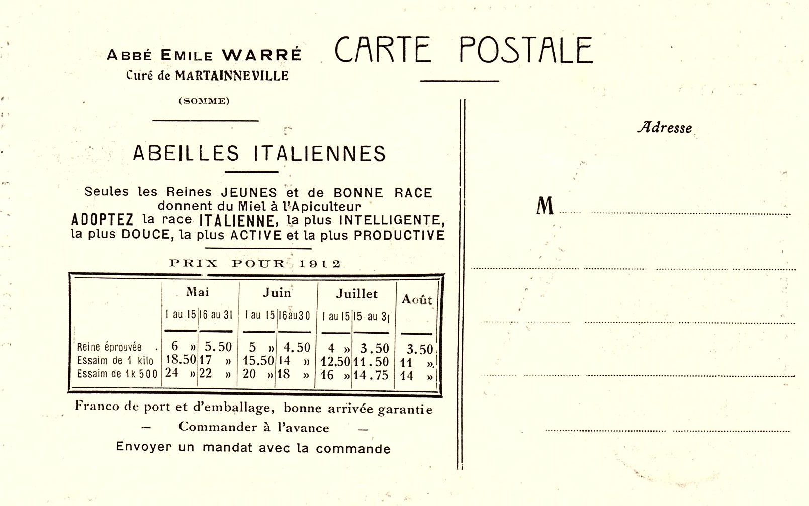 C’était hier : L’abeille locale